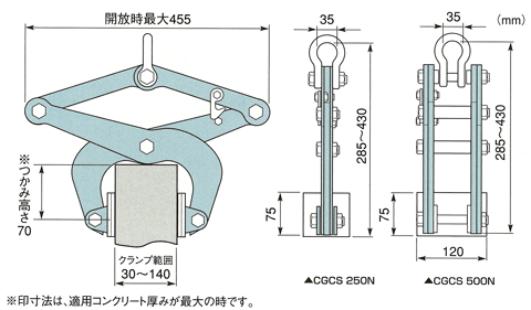 CGSC-N型寸法図