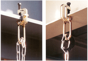 吊りチェーン用クランプ使用例