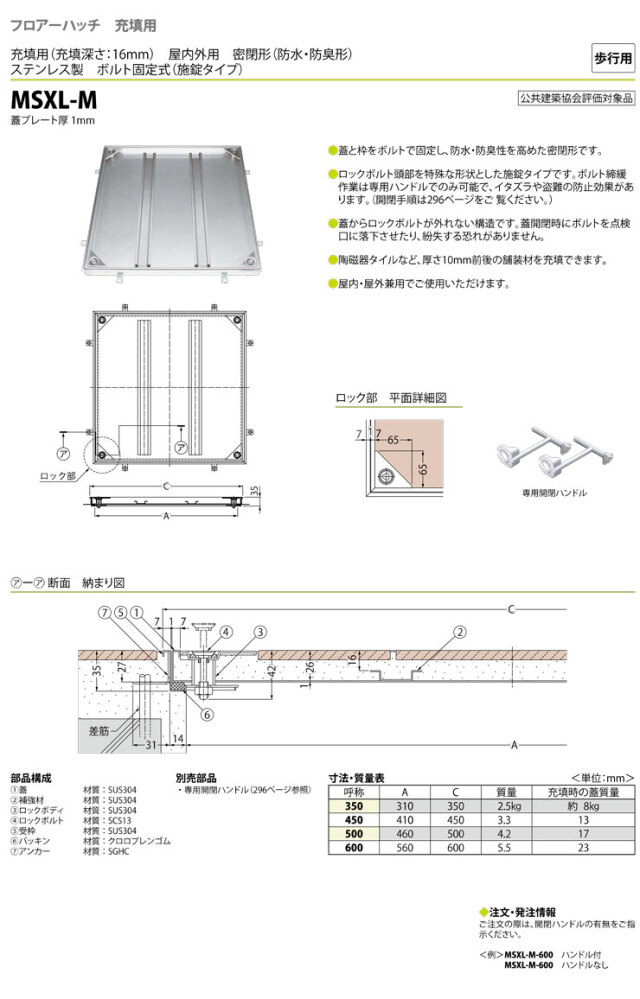 フロアーハッチ