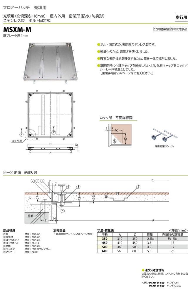 フロアーハッチ