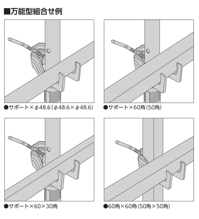 国元商会 KS ガッツ32W(100個入) 型枠工事用セパレーター取付金物 - 4