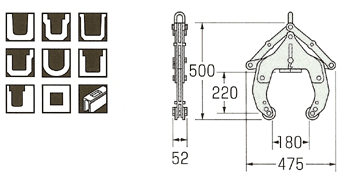 コンクリート二次製品吊り具 マシンバイス LD-800 (サンキョウ