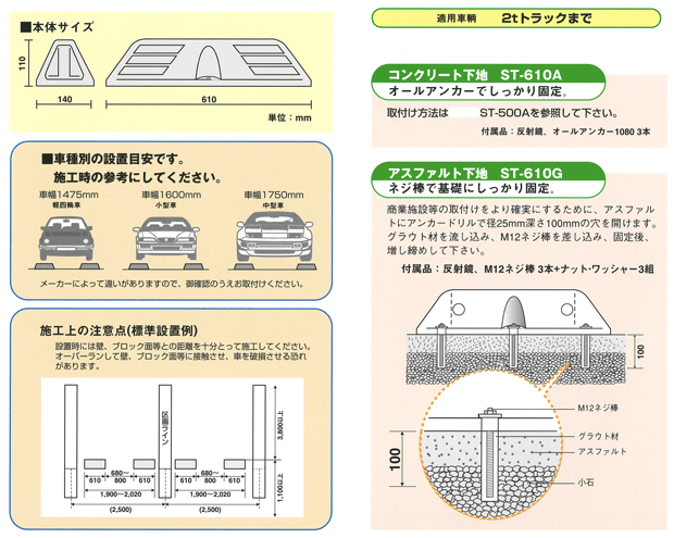 カーストッパー610